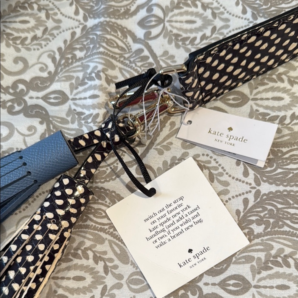 KATE SPADE Black and Blue Shoulder Strap - Picture 2 of 5